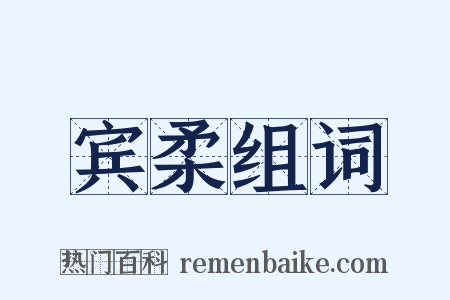 宾柔组词是什么意思的图片
